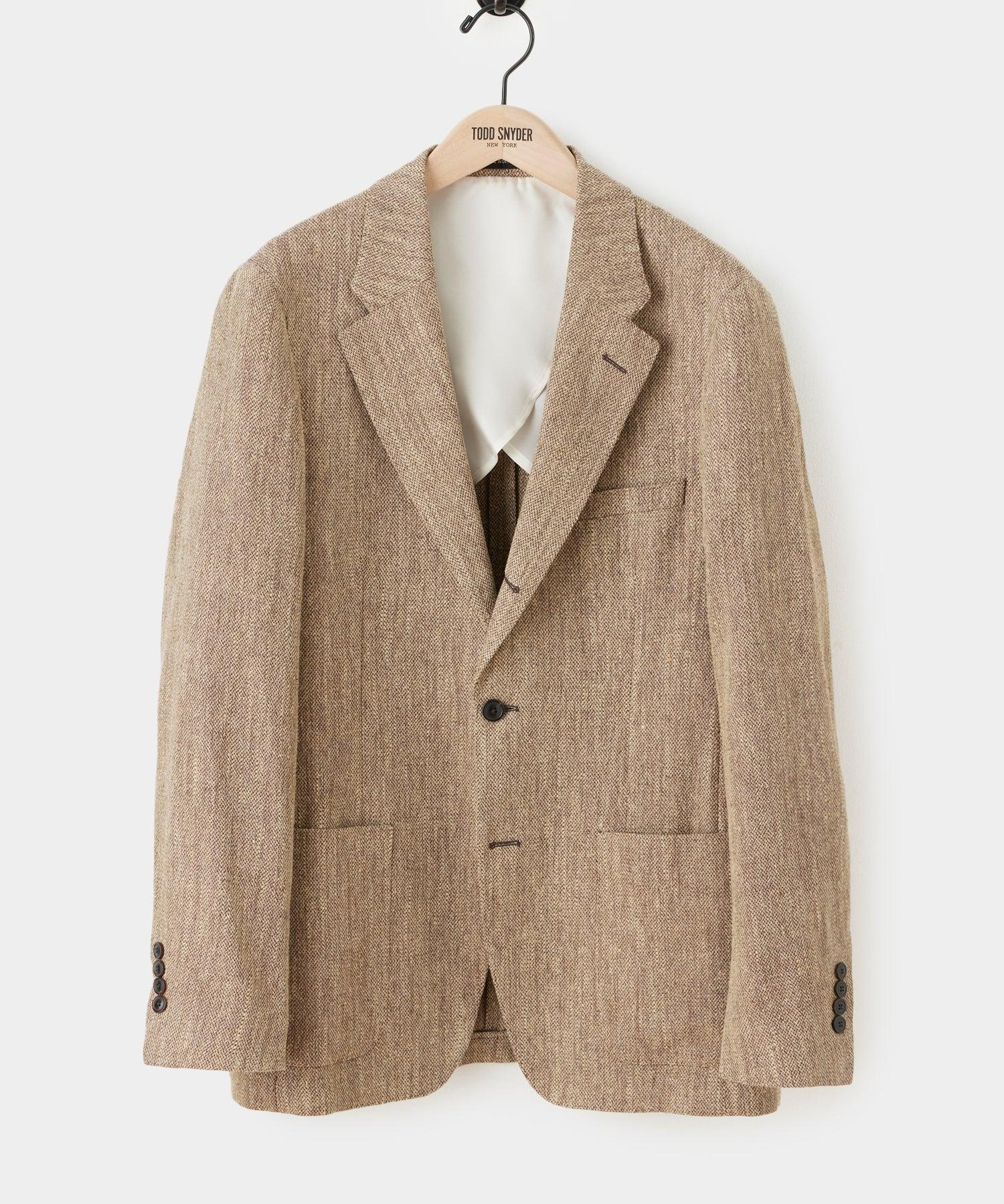 Italian Linen Tie in Burlap Product Image