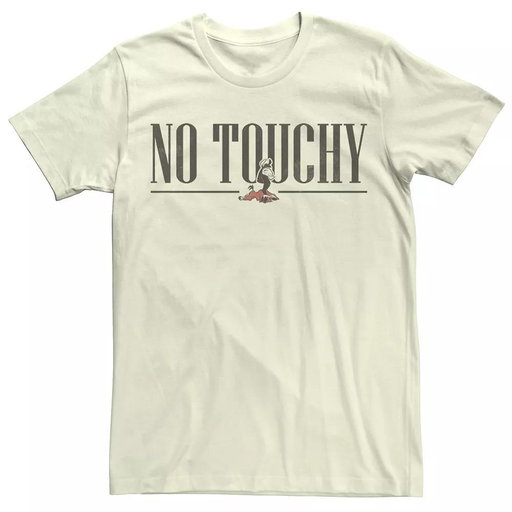 Disney's Emperor's New Groove Kuzco No Touchy Men's Tee, Size: Medium, Natural Product Image