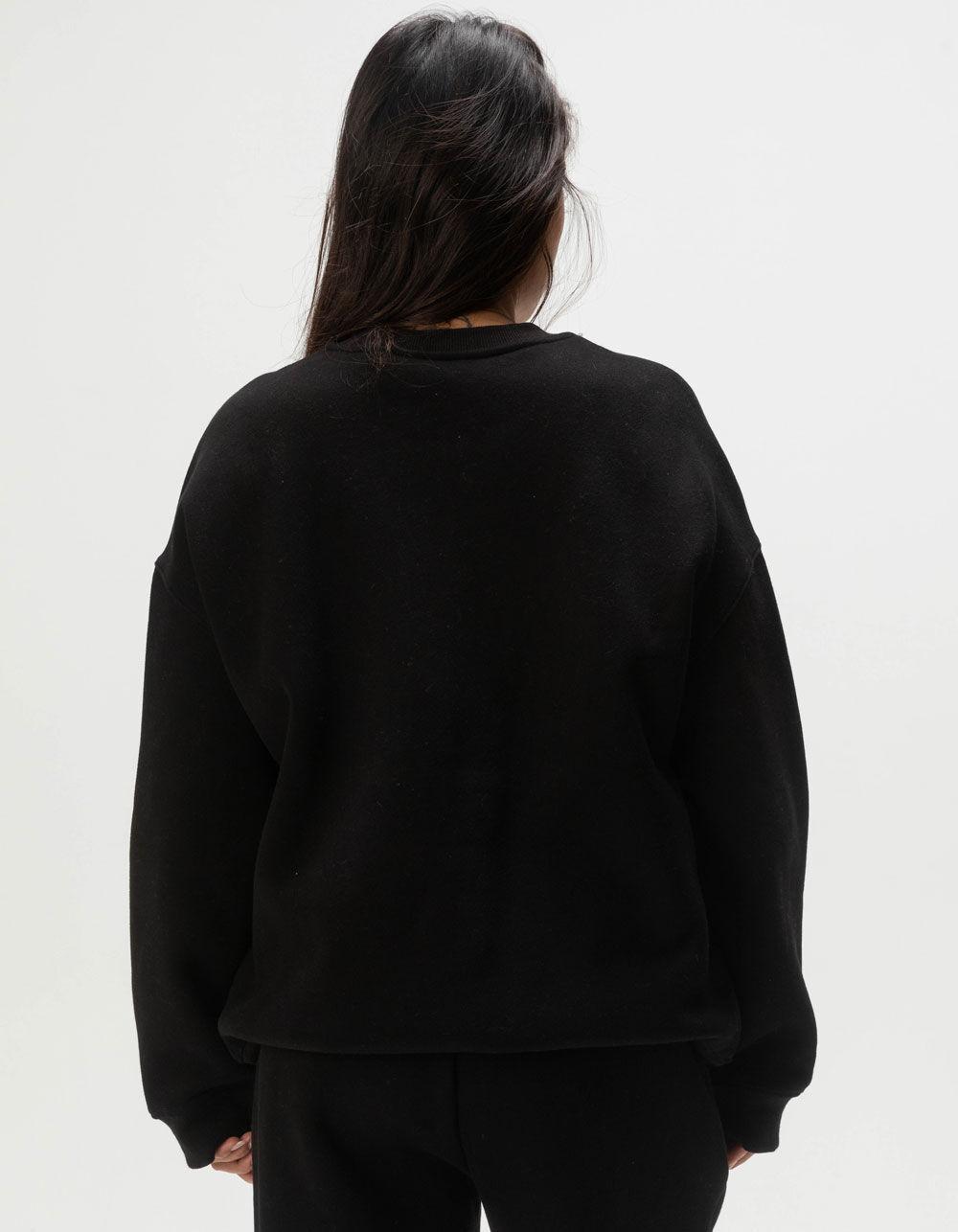 HYPE AND VICE University of Central Florida Womens Crewneck Sweatshirt - BLACK Product Image