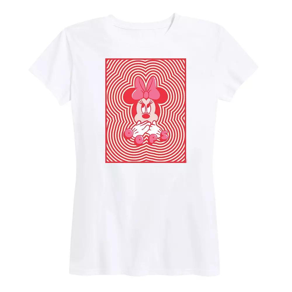 Disneys Minnie Mouse Oops Graphic Tee, Womens Product Image