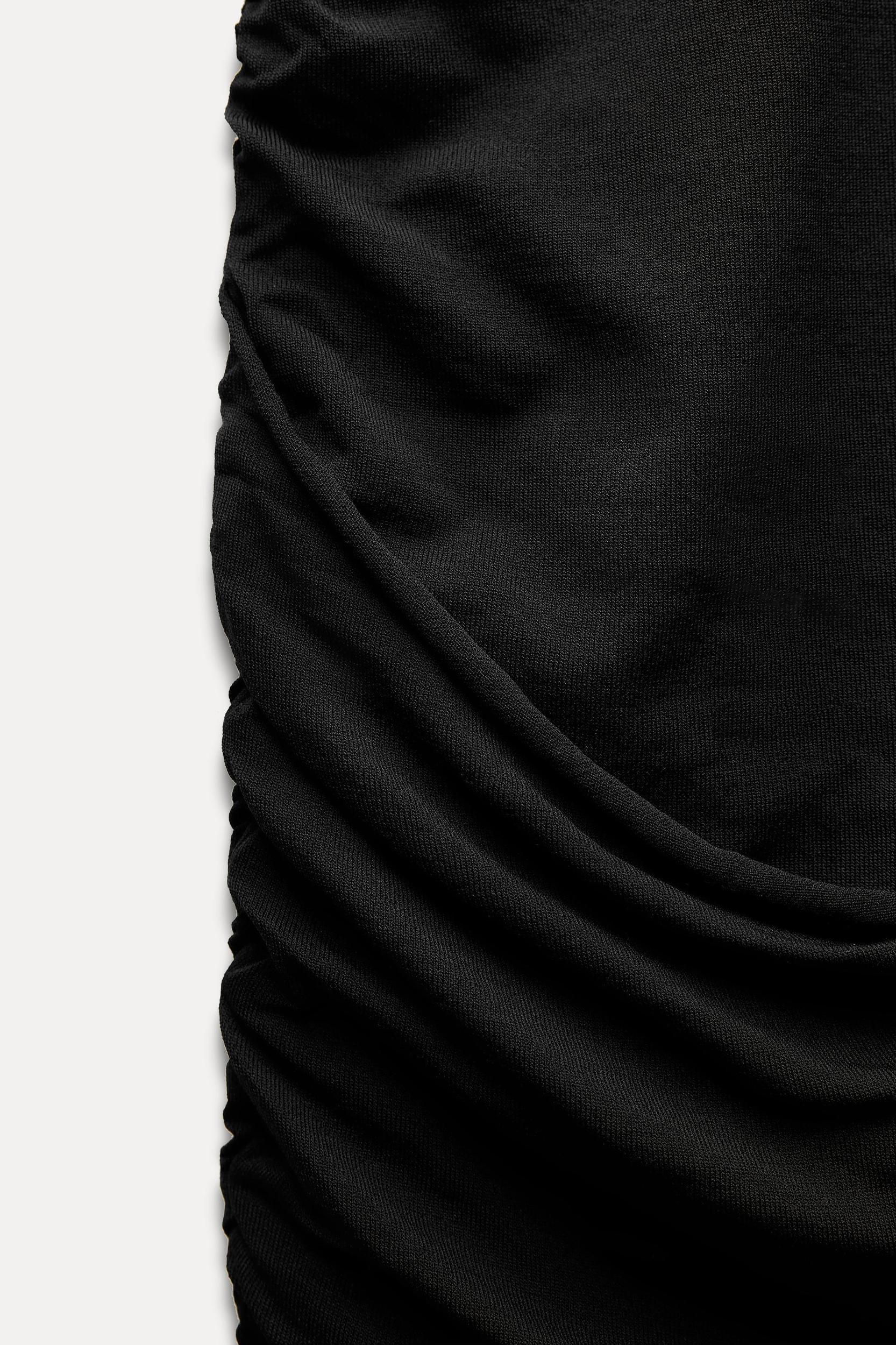 DRAPED MIDI DRESS Product Image