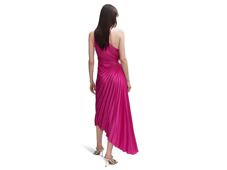 MANGO Claudia Dress (Fuchsia) Women's Clothing Product Image
