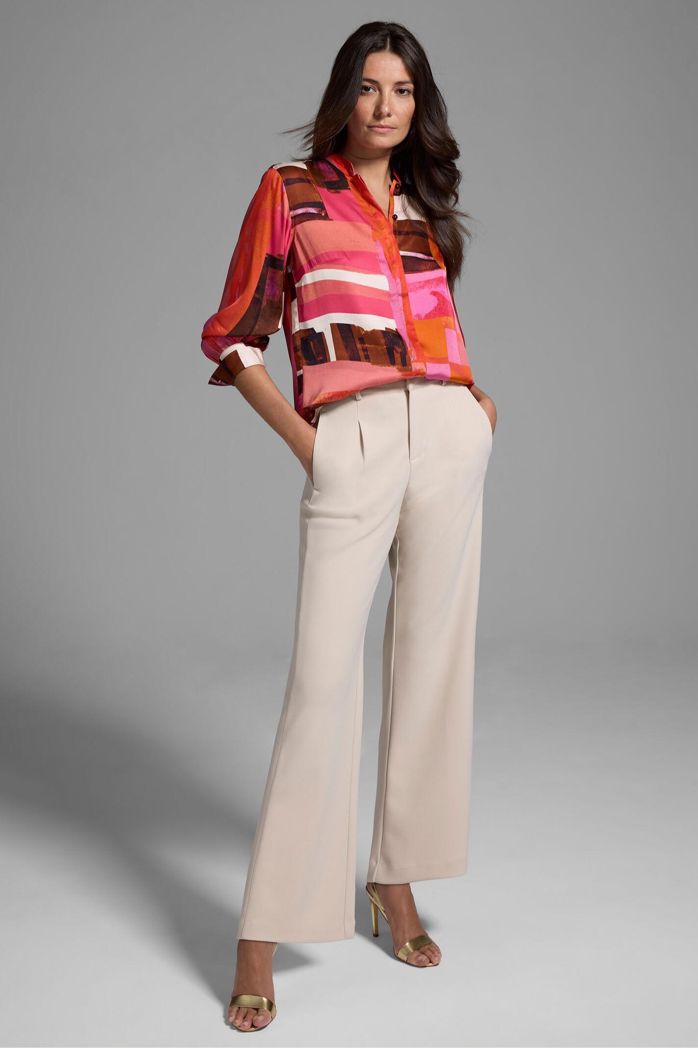 Artful Blocks Glossy Blouse Product Image