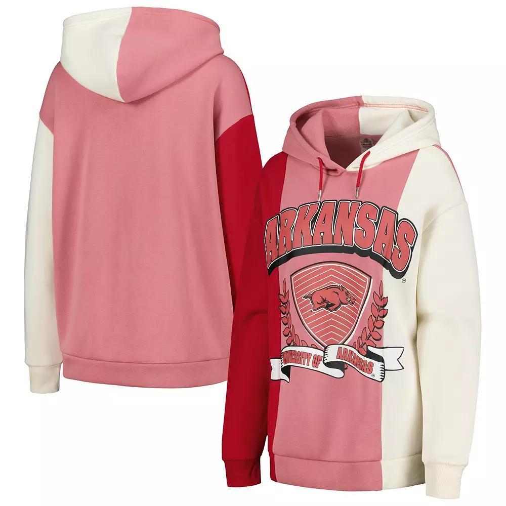 Women's Gameday Couture Cardinal Arkansas Razorbacks Hall of Fame Colorblock Pullover Hoodie, Size: XS, Red Product Image