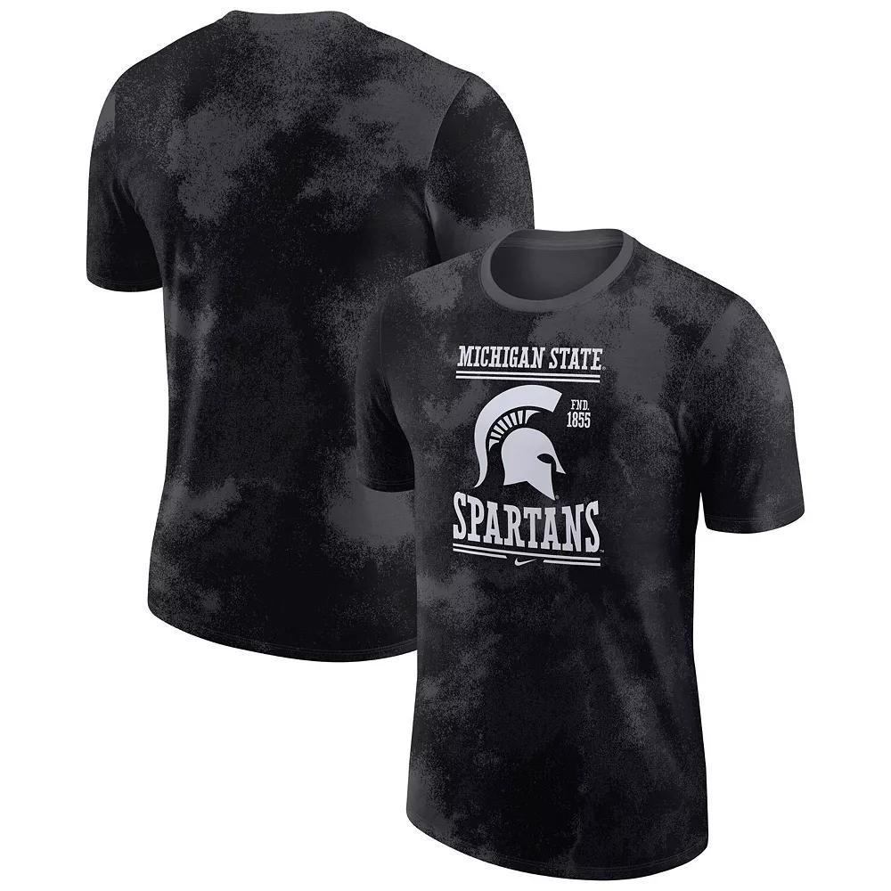 Men's Nike Anthracite Michigan State Spartans Team Stack T-Shirt, Size: XL, Grey Product Image