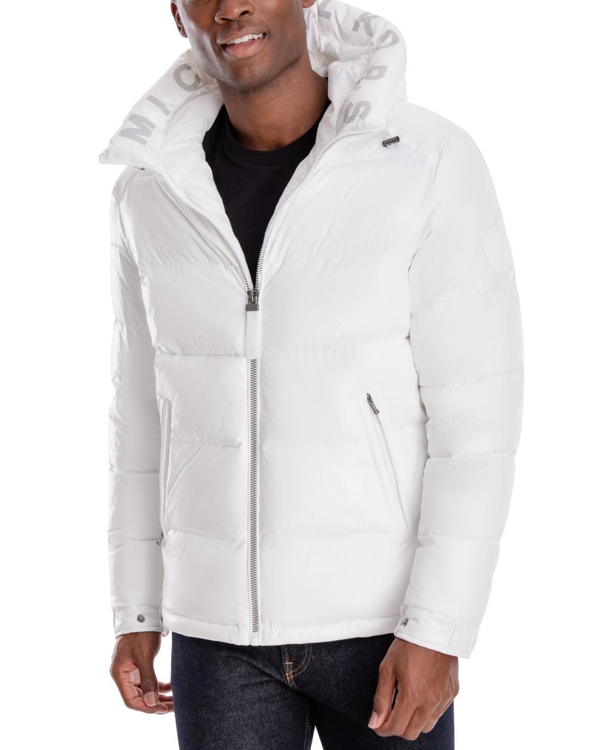 Michael Kors Mens Shiny Hooded Puffer Jacket, Created for Macys Product Image