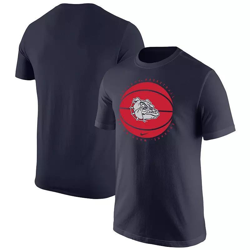 Men's Nike Navy Gonzaga Bulldogs Basketball Logo T-Shirt, Size: 2XL, Zag Blue Product Image
