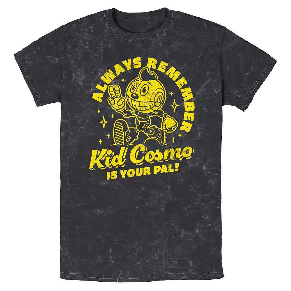 Men's The Electric State Always Remember Kid Cosmo Mineral Wash Graphic Tee, Size: XL, Black Product Image