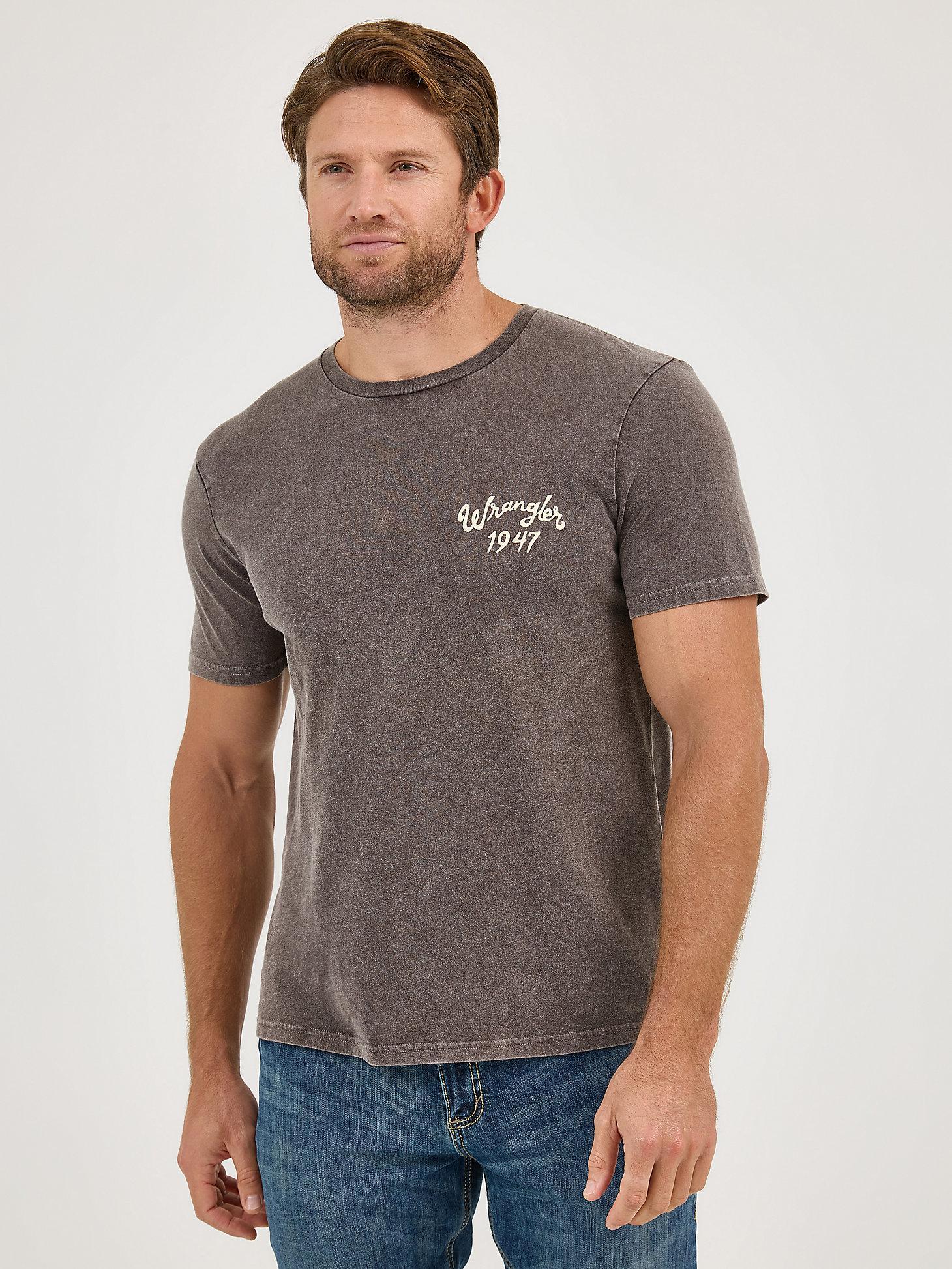 Men's Wrangler Mineral Wash Back Graphic T-Shirt | Men's SHIRTS | Wrangler® Product Image
