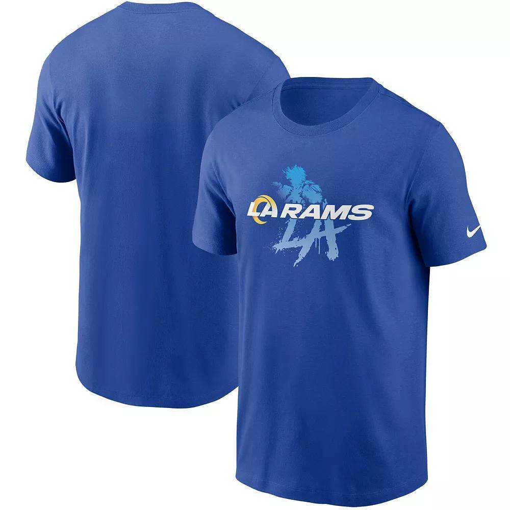 Men's Nike Royal Los Angeles Rams Hometown Collection Just Play T-Shirt, Size: 2XL, Blue Product Image
