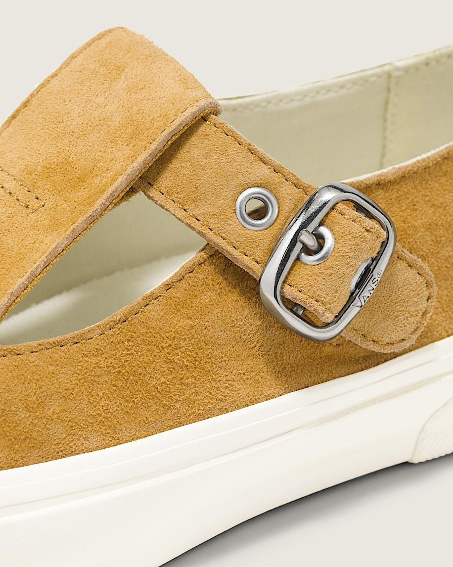 Premium Mary Jane Suede Shoe in Harvest Gold Brown| Vans US Product Image