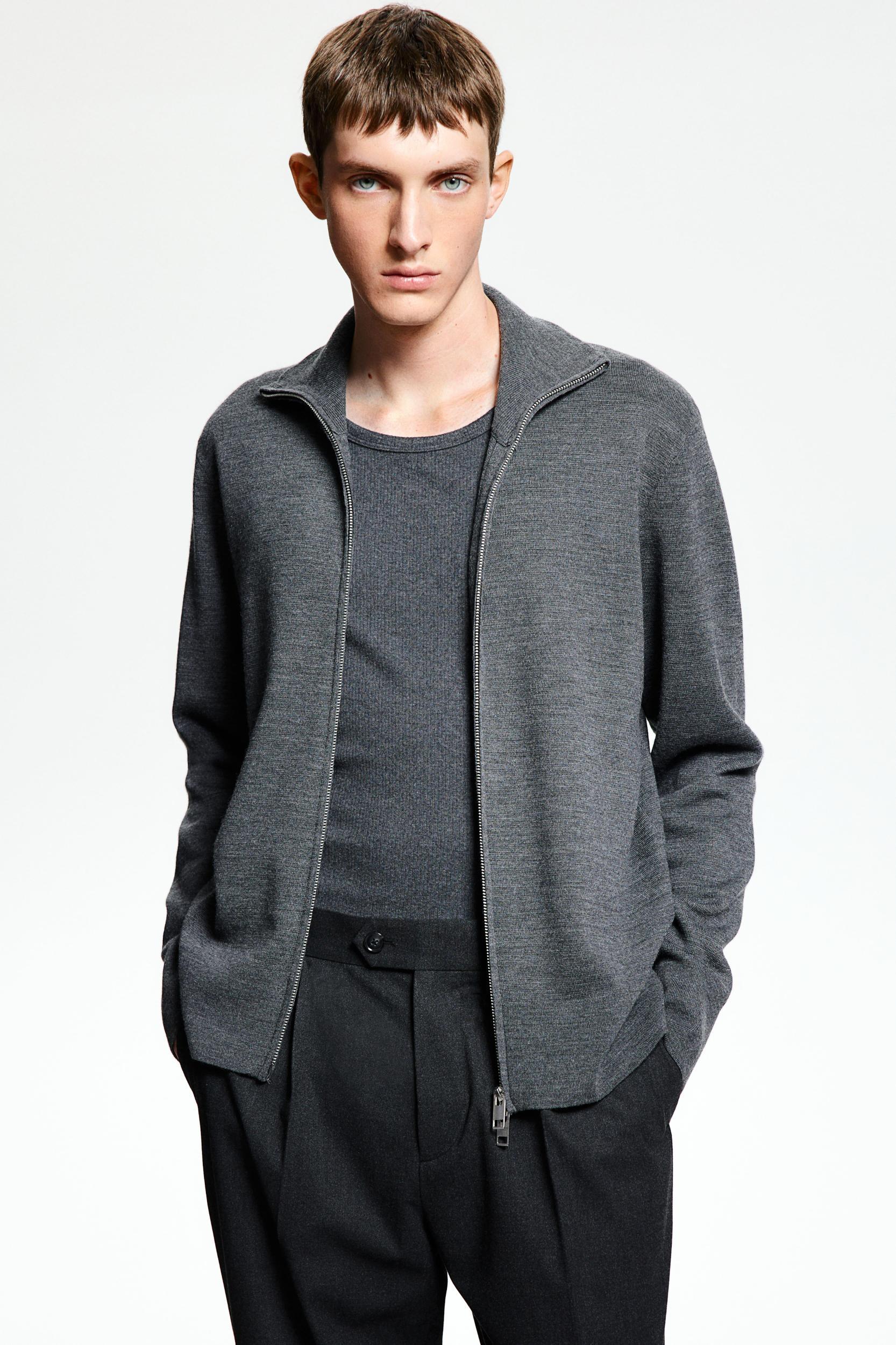 Cardigan with Zipper Product Image