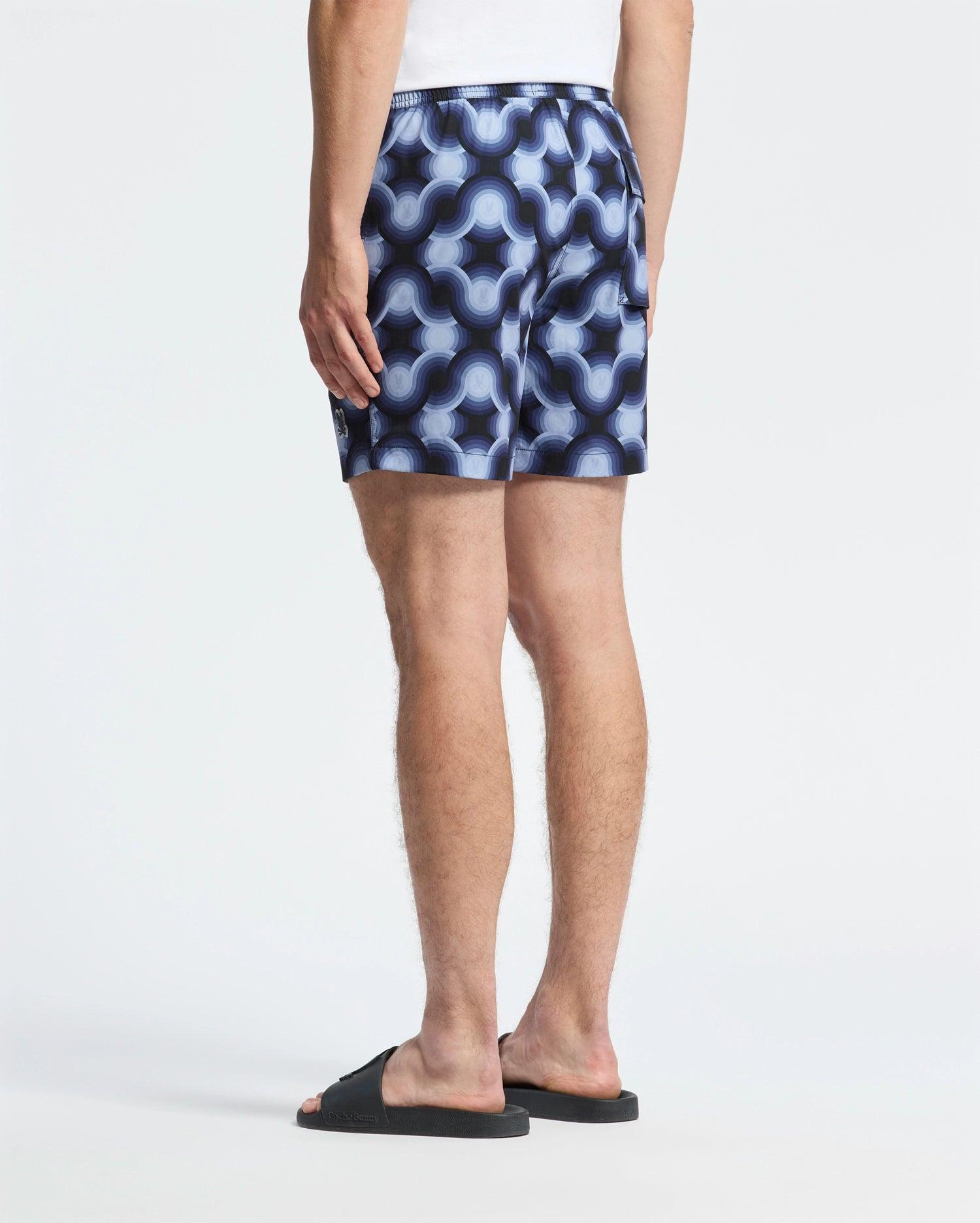 Men's Paros Printed Swim Trunk 419 EVENING BLUE / M Product Image