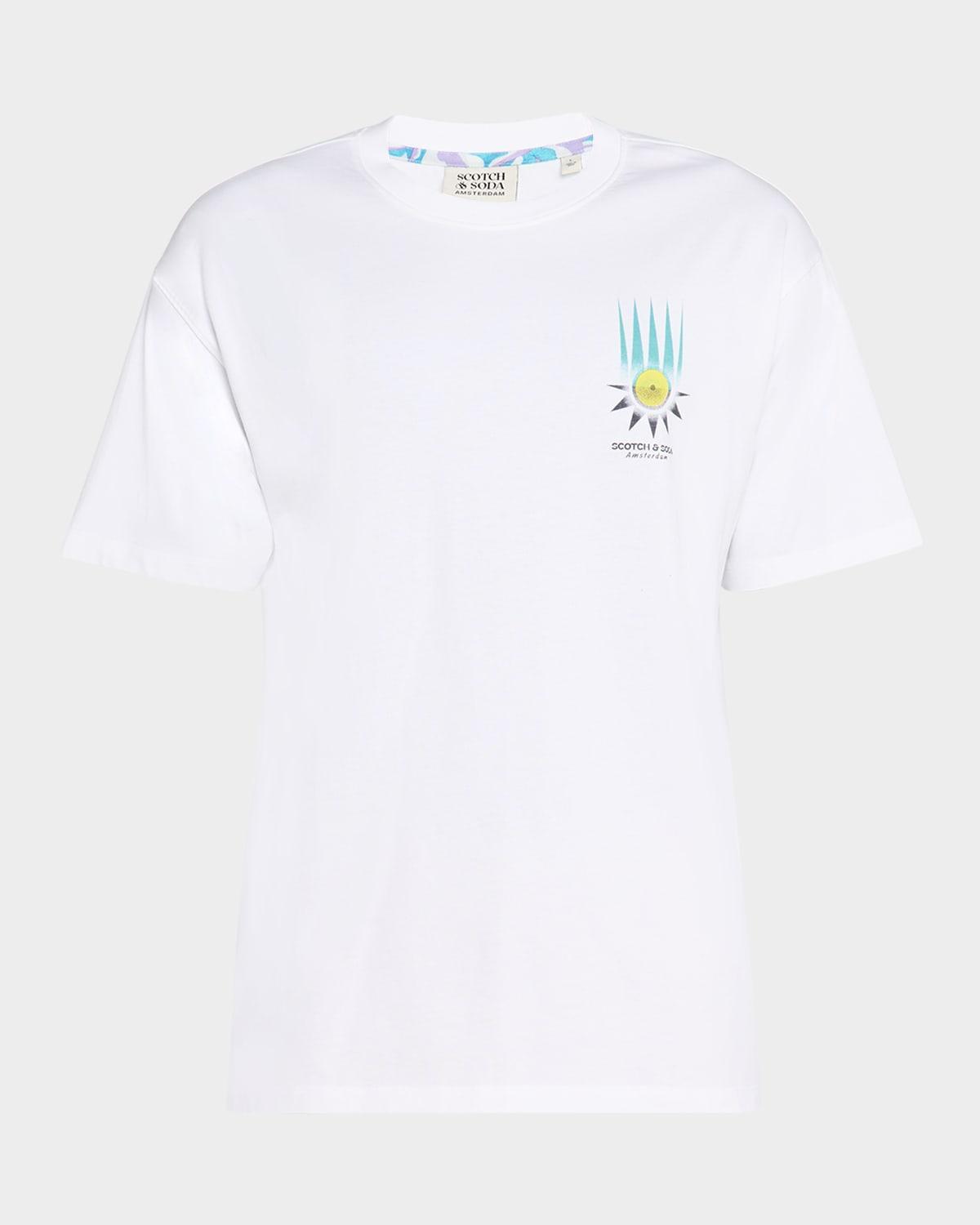 Mens Artwork-Print T-Shirt Product Image
