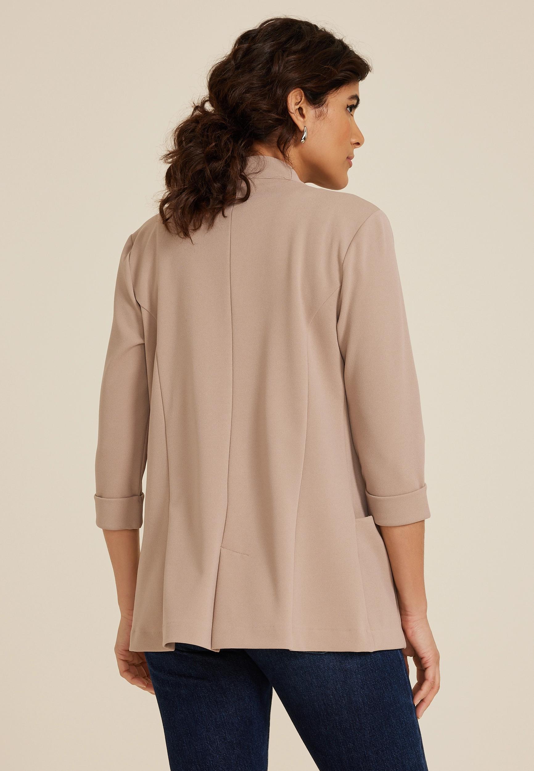 Ever Go Curve Hem Blazer Product Image