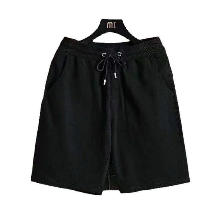 High Waist Plain Shorts / Sweatpants Product Image
