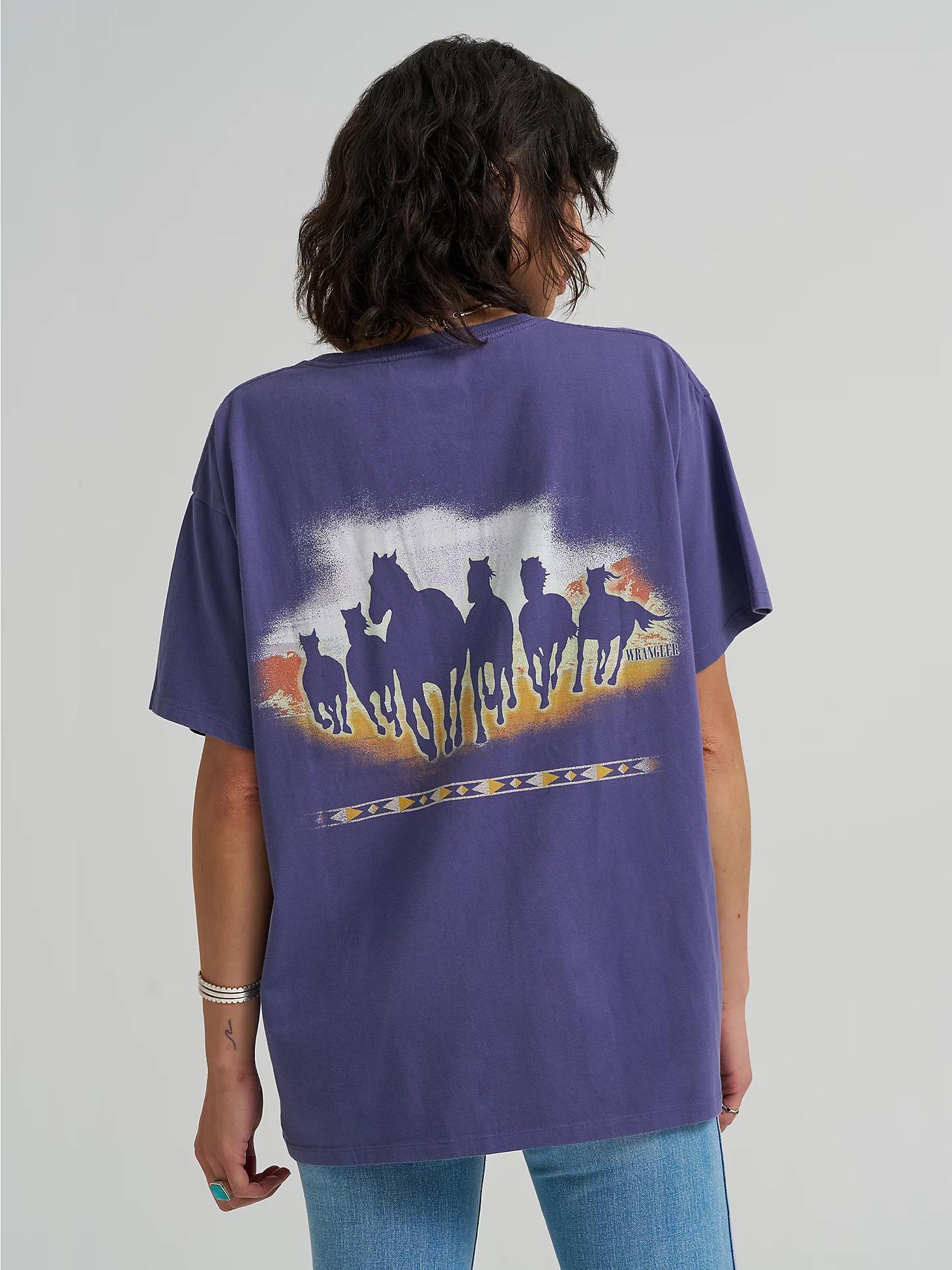 Women's Vintage Horse Graphic Tee | Women's TOPS | Wrangler® Product Image