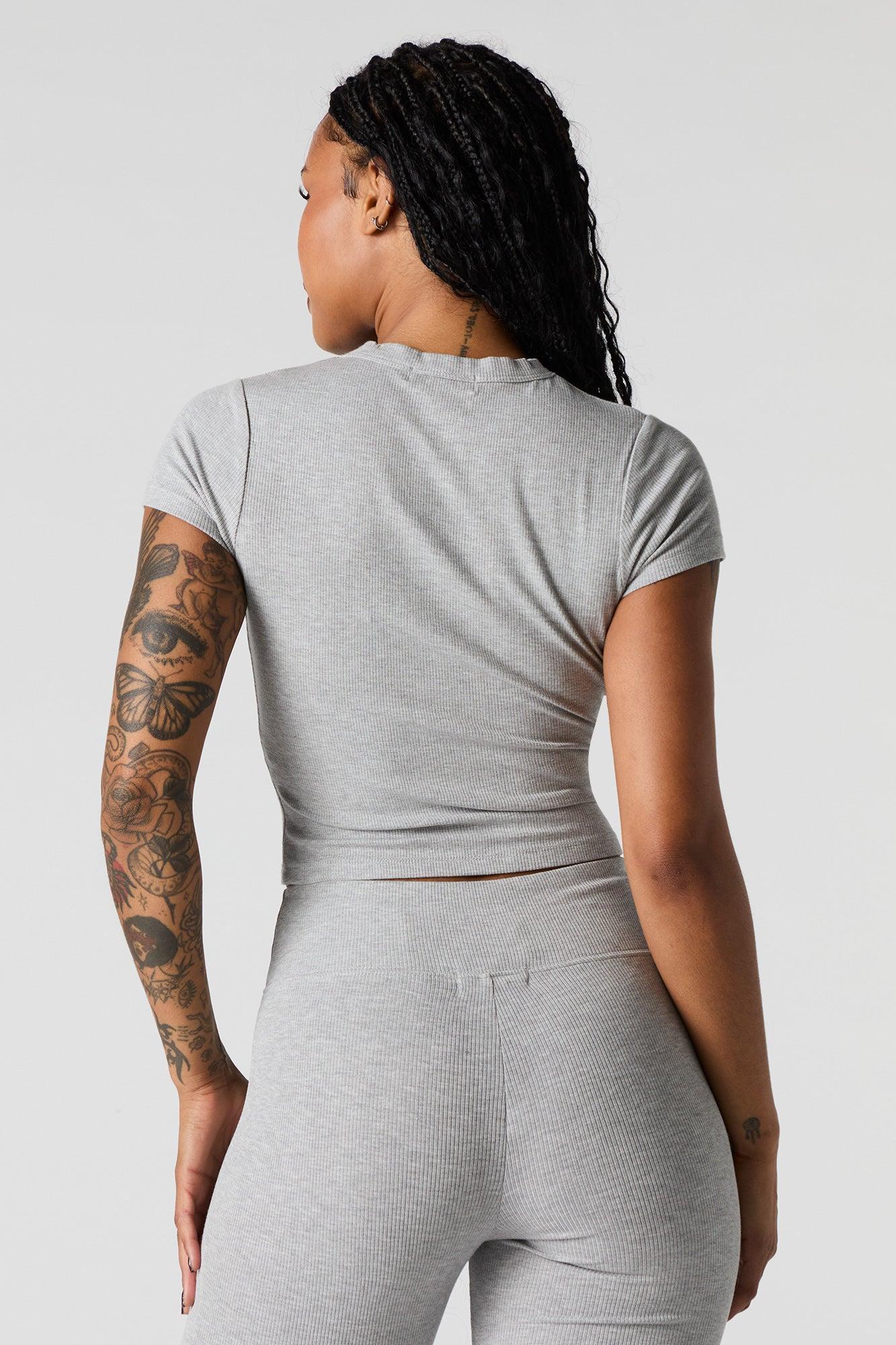 Active Soft Ribbed T-Shirt Female Product Image