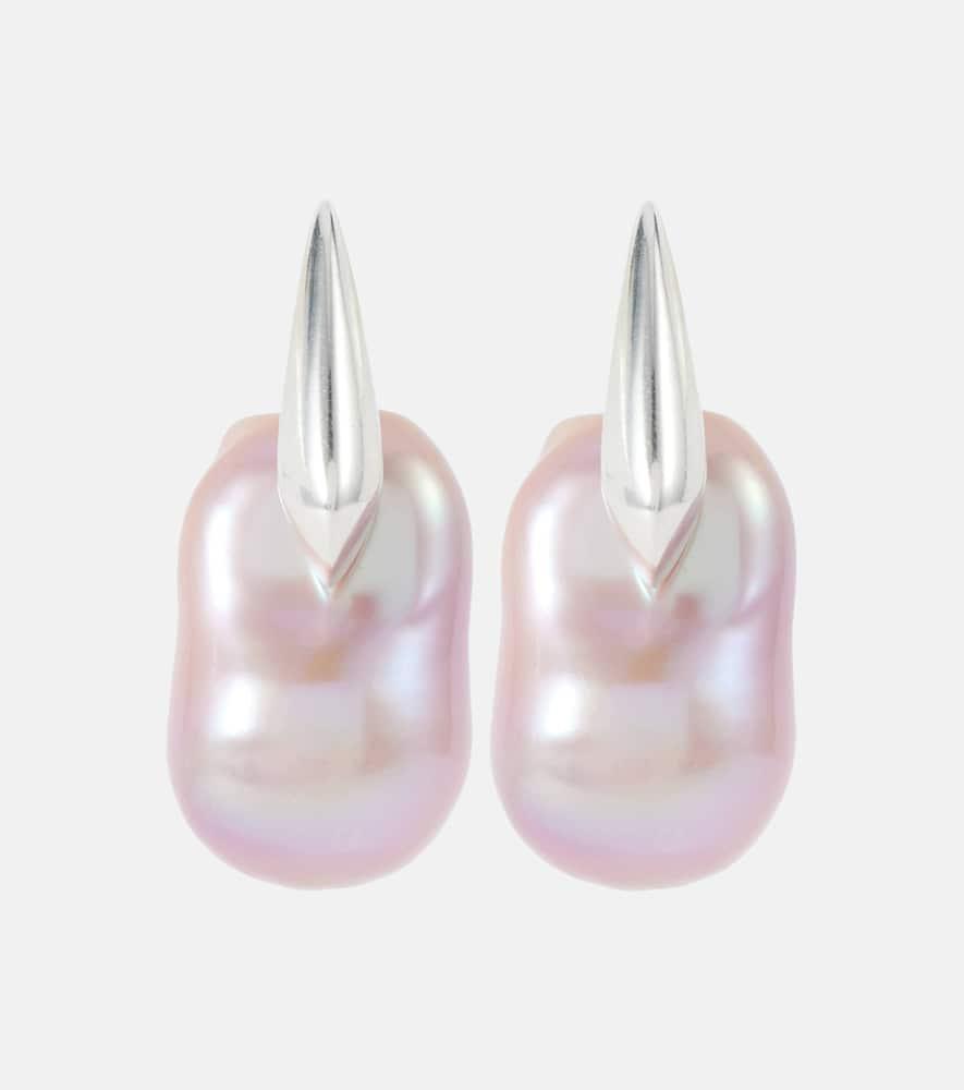 BOTTEGA VENETA Pearl Earrings In Pink Product Image