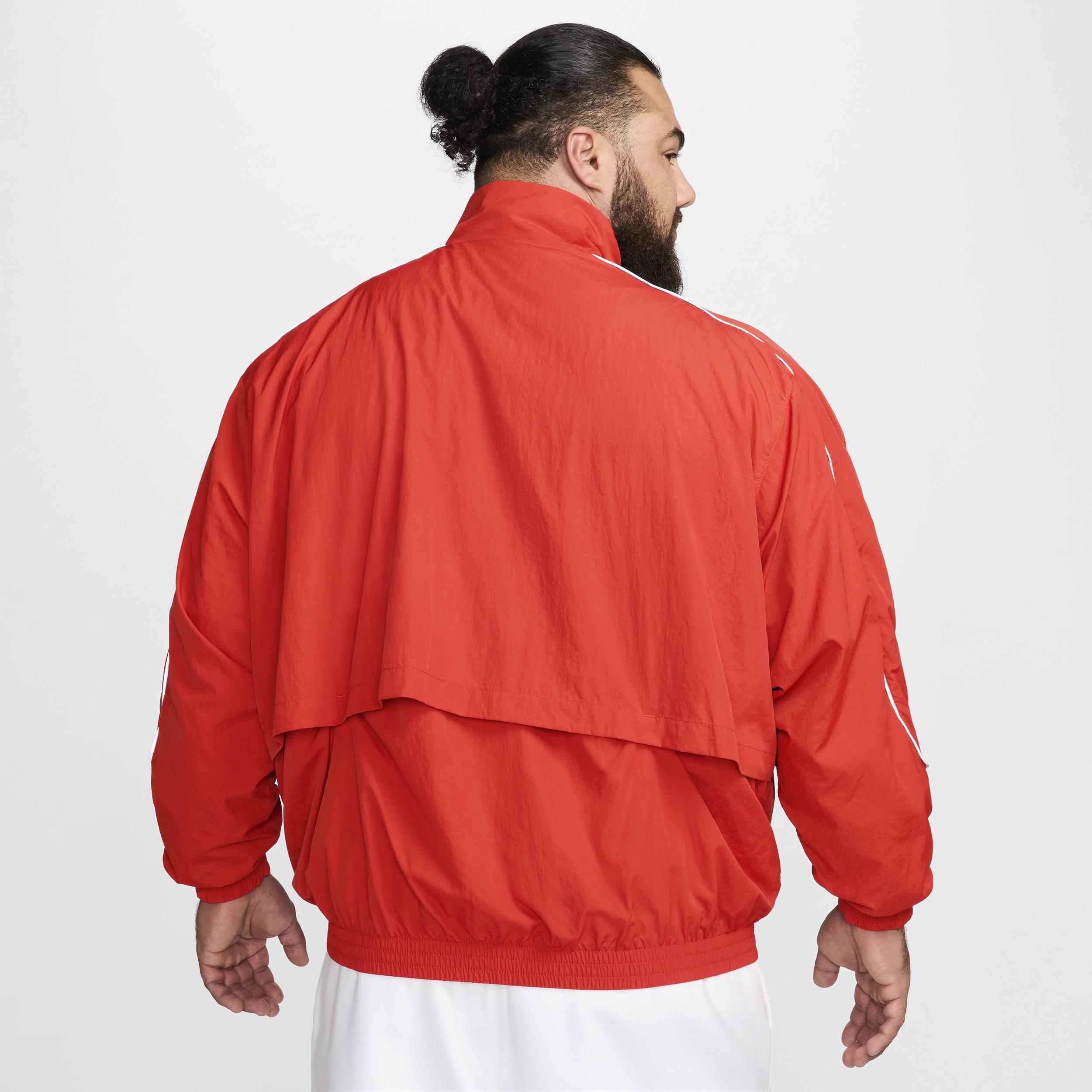 Men's Nike Sportswear Solo Swoosh Woven Track Jacket Product Image