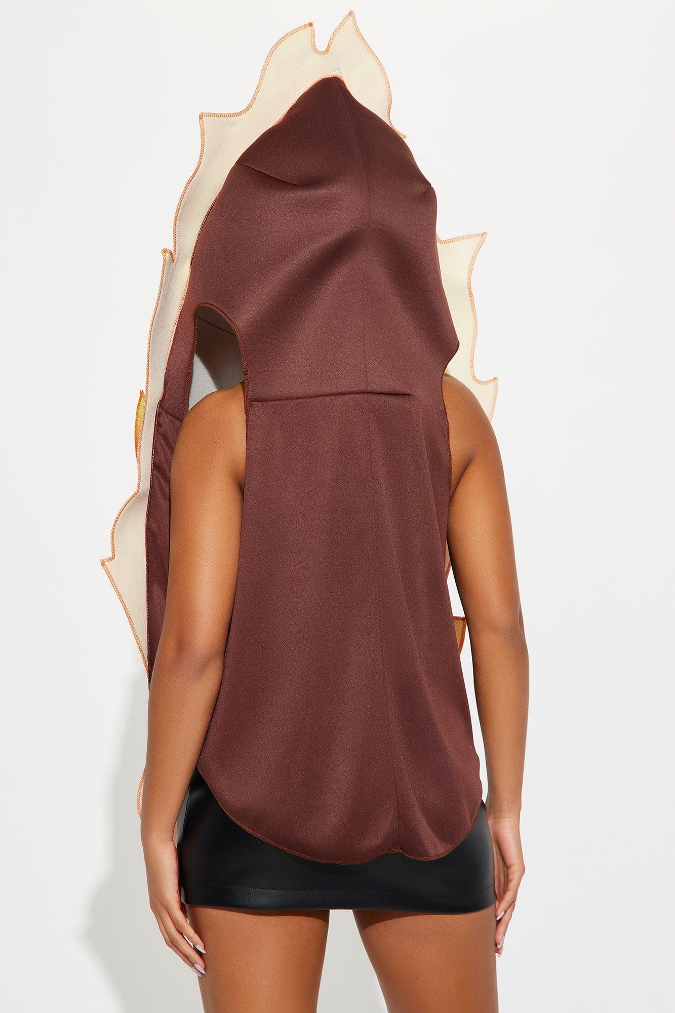 Hot Shit 1 Piece Tunic Costume - Brown Product Image