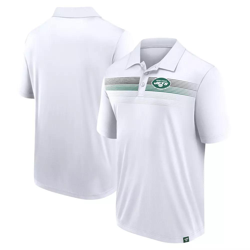 Men's Fanatics Branded White New York Jets Victory For Us Interlock Polo, Size: 5XL Product Image