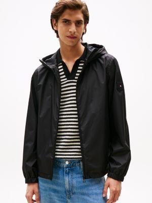 Water-Repellent Hooded Windbreaker Product Image
