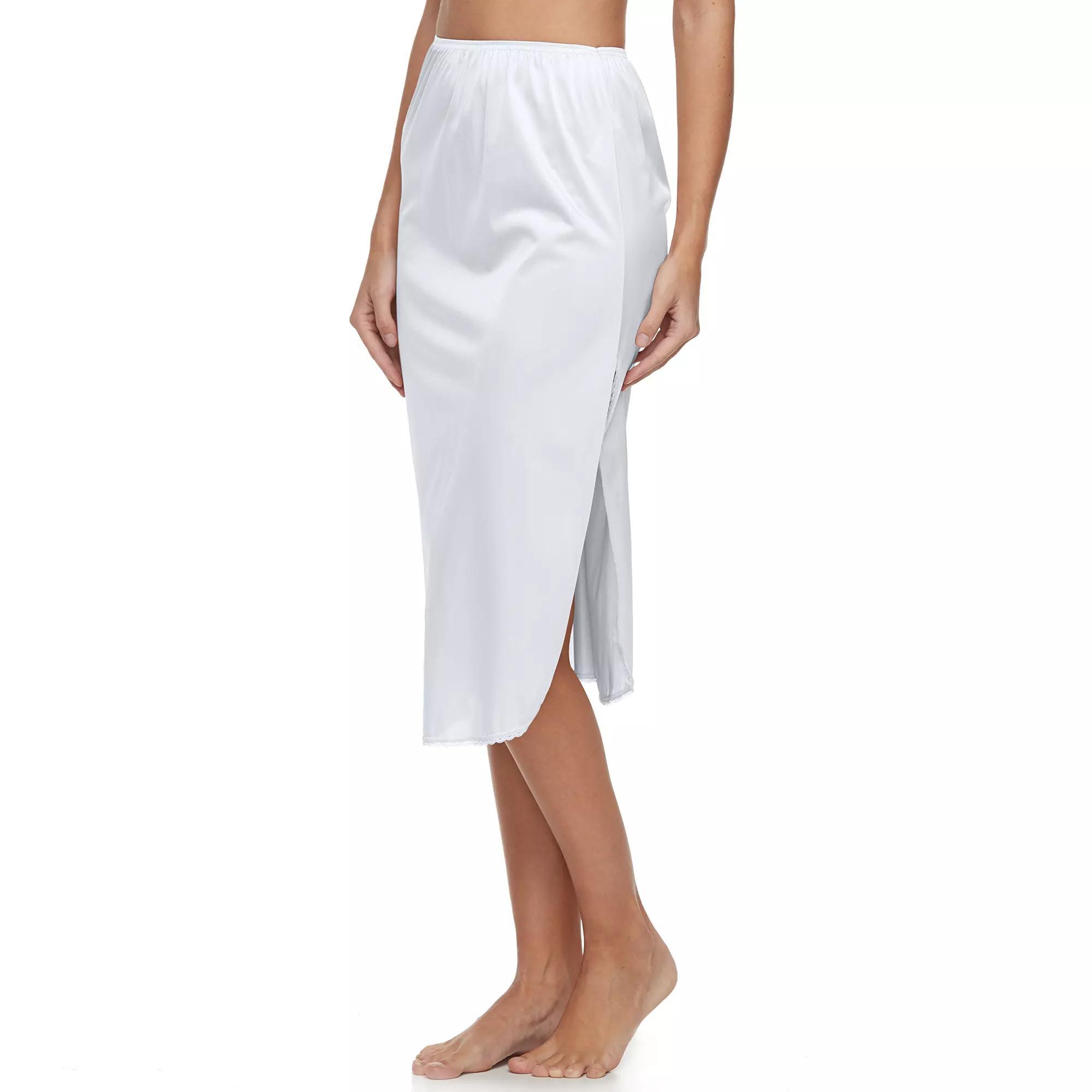 Vanity Fair Lingerie® Satin Glance™ Slit Pettislip - 20-in. - 11760, Women's, Size: XXLARGE 20, White Product Image