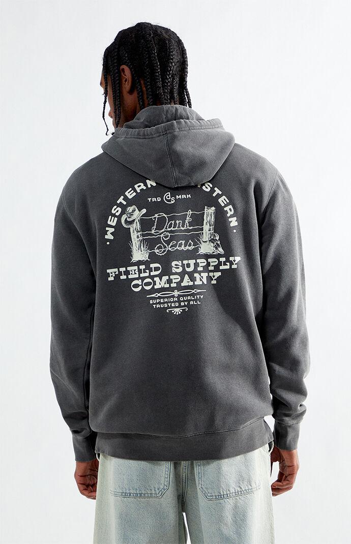 Dark Seas Men's Property Line Pigment Dyed Hoodie Product Image