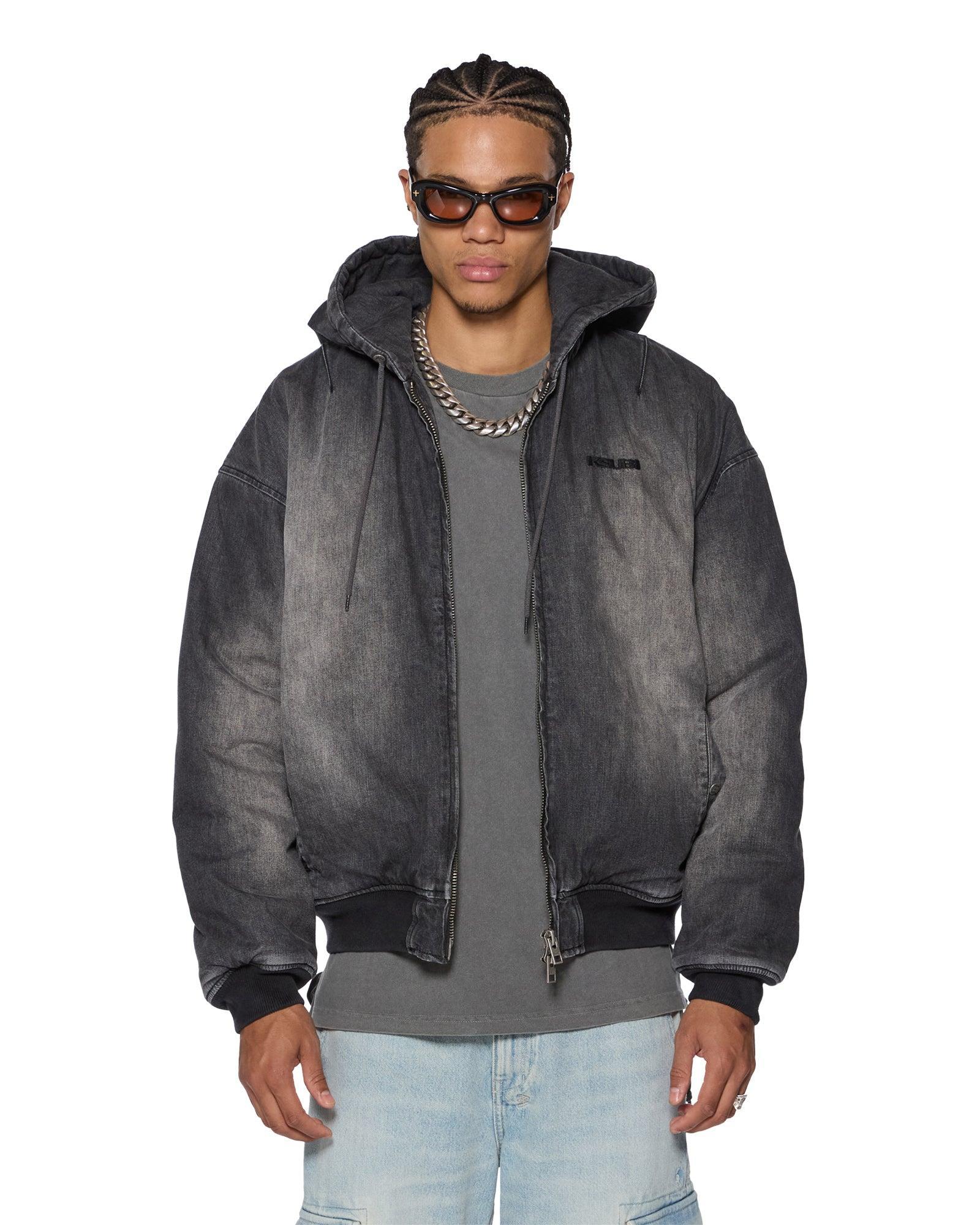 SLOUCH BOMBER JACKET FADED BLACK Male Product Image