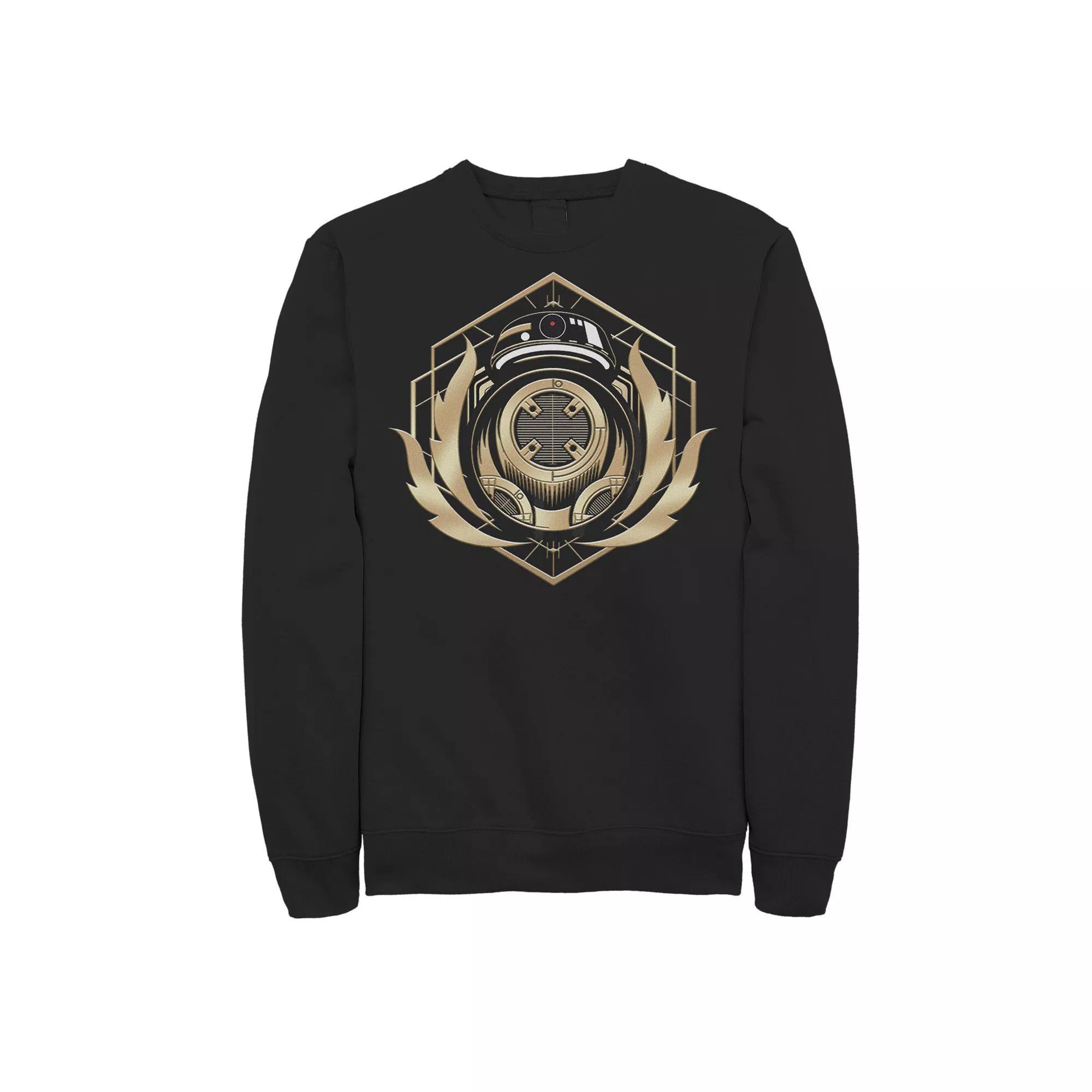Men's Star Wars BB-9E Portrait Badge Sweatshirt, Size: XL, Black Product Image