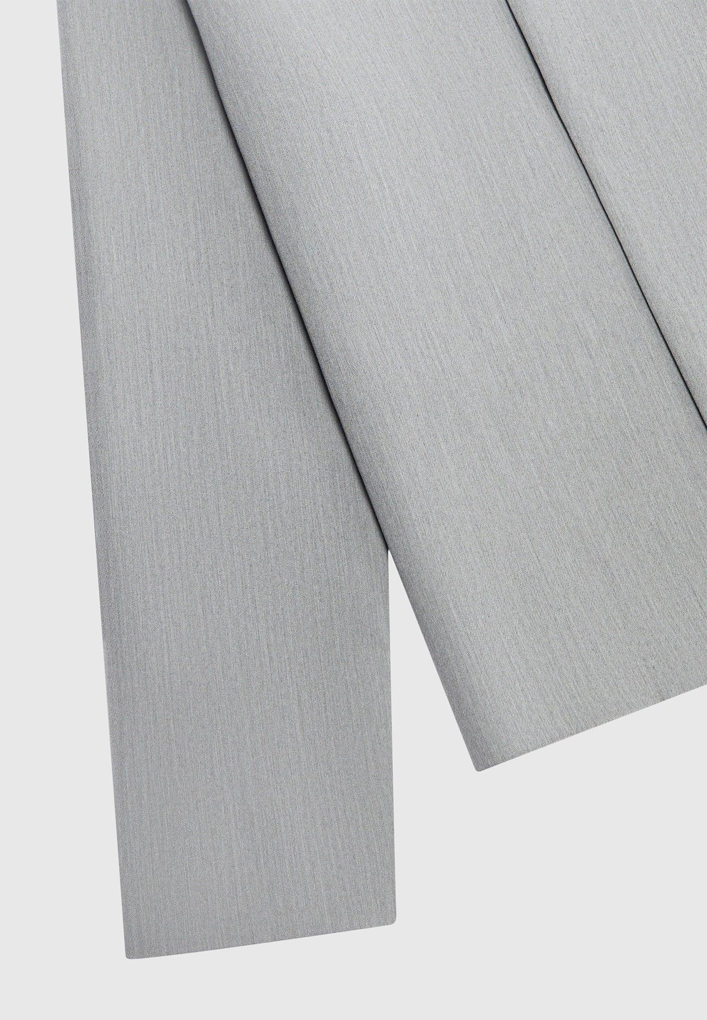 Minimal Boxy Jacket - Light Grey Male Product Image