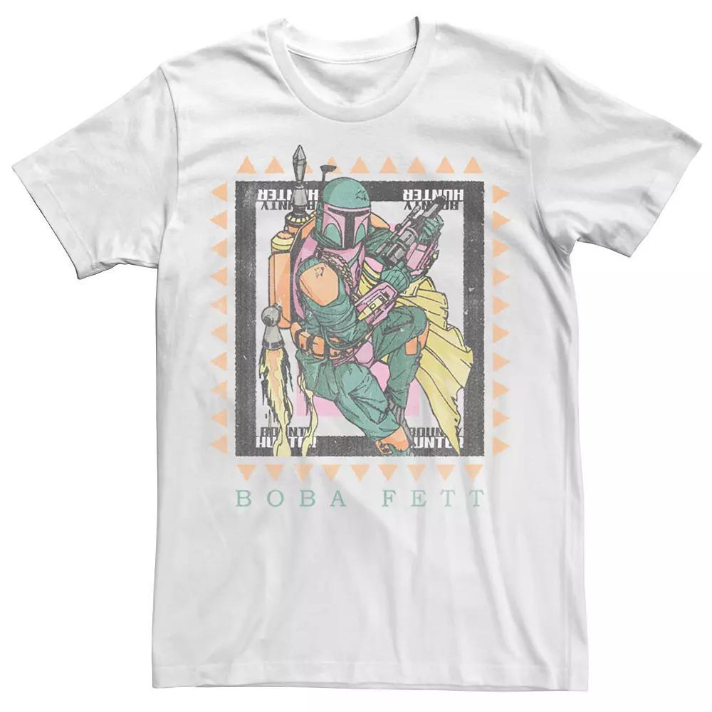 Men's Star Wars Boba Fett Stamp Tee, Size: XL, White Product Image