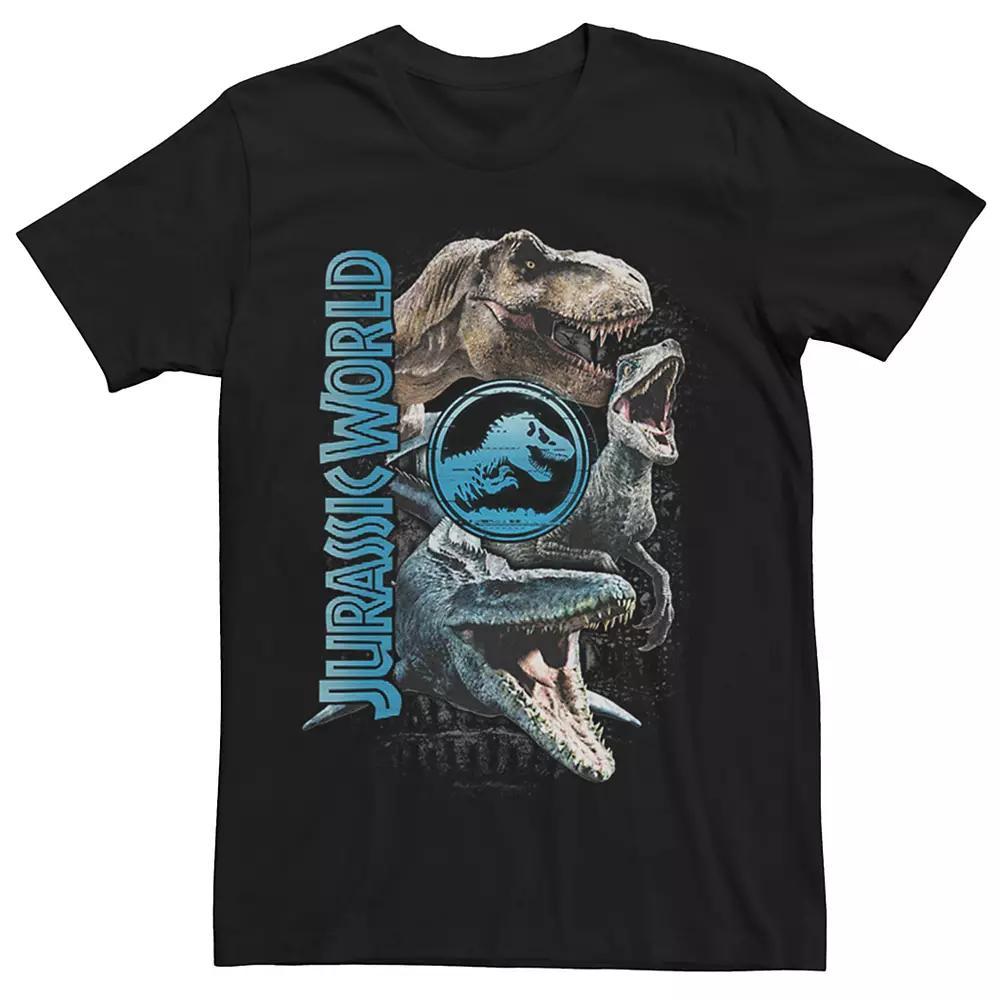 Men's Star Wars Boba Fett Action Pose Portrait Logo Tee, Size: Large, Black Product Image