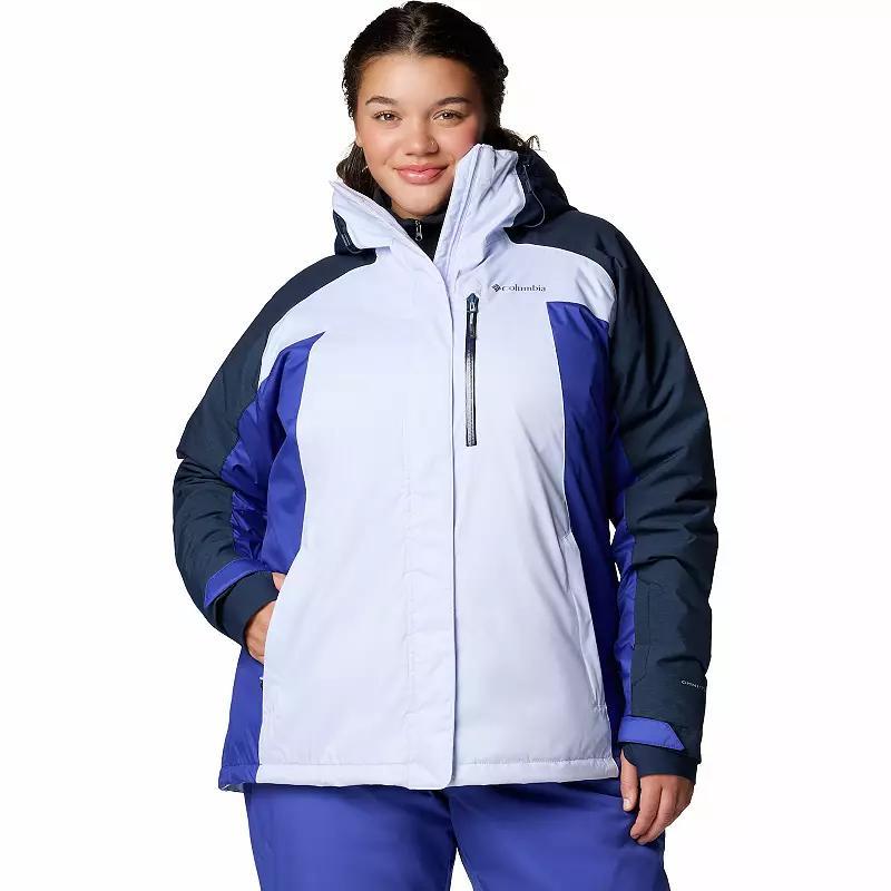 Plus Size Columbia Snowy Summit Insulated Jacket, Women's, Size: 3XL, Clematis Blue Product Image