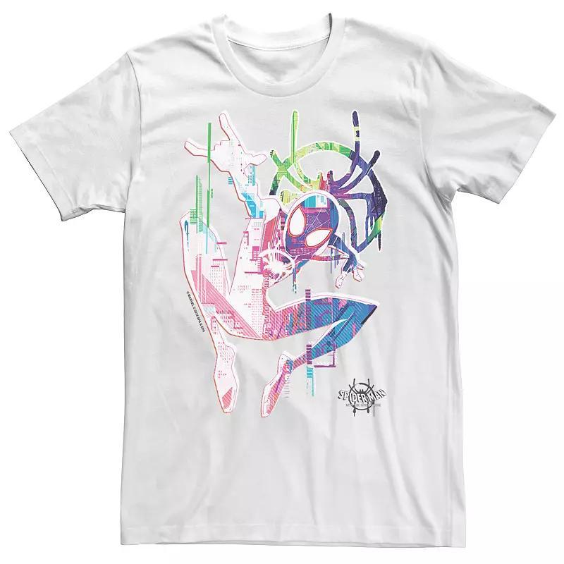 Men's Spider-Man Spider-Verse Tee, Size: Large, White Product Image