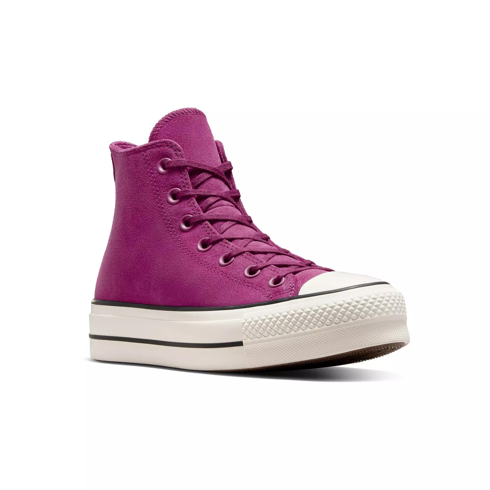 Converse All Star Lift Women's Suede Platform High-Top Sneakers, Size: 7, Quantum Purple Product Image