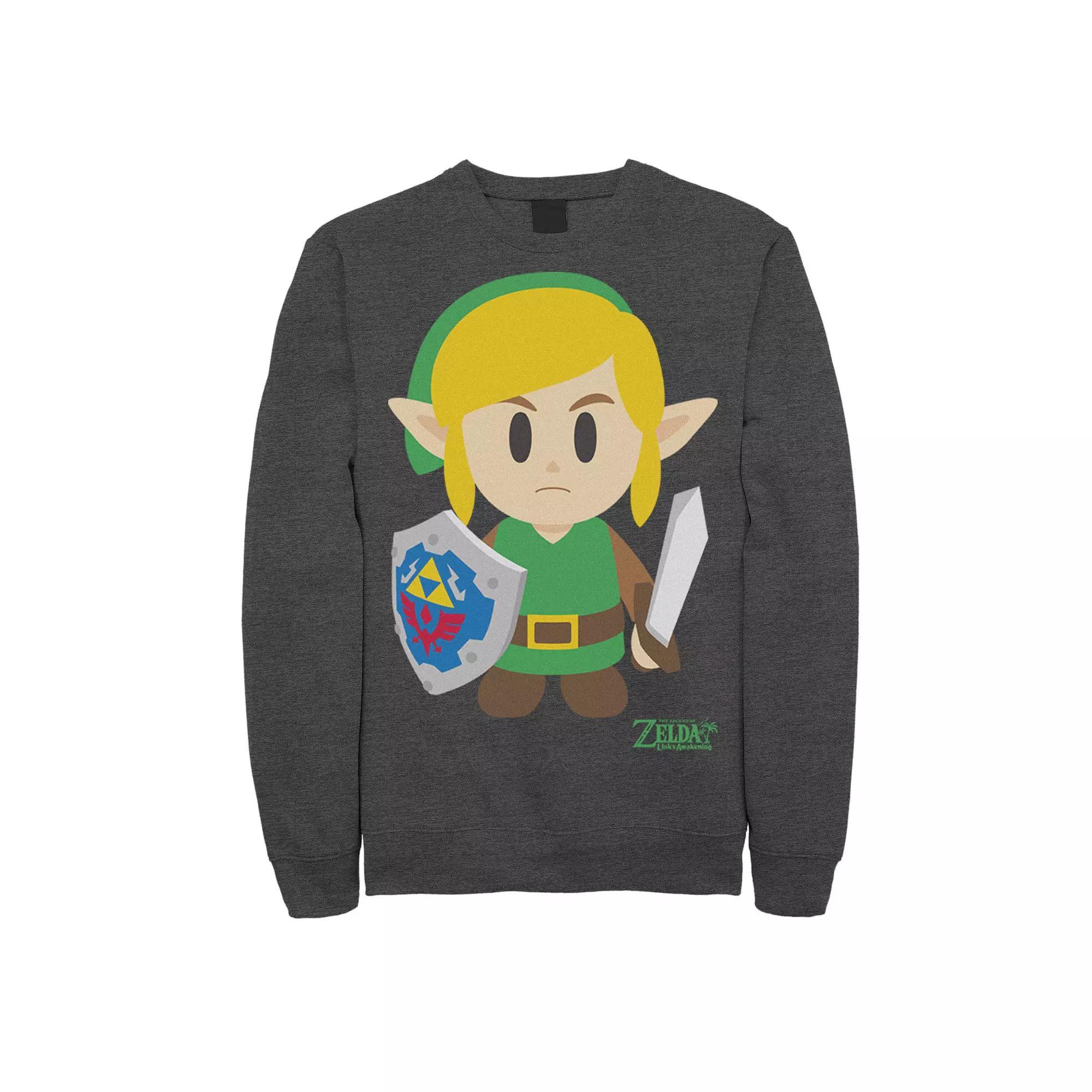 Men's Nintendo Legend Of Zelda Links Awakening Link Avatar Fleece, Size: XL, Blue Product Image