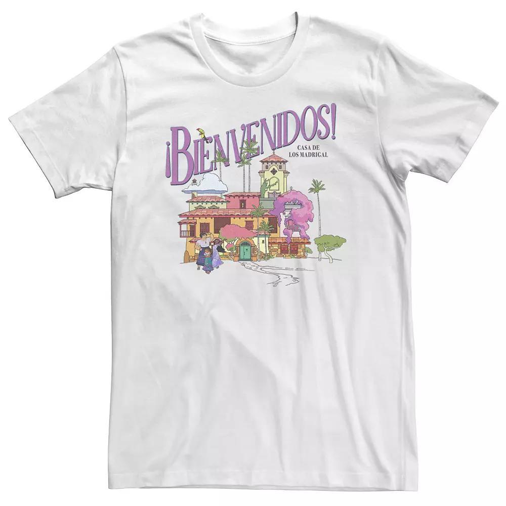 Big & Tall Disney Encanto Welcome Card Portrait Tee, Men's, Size: XL Tall, White Product Image