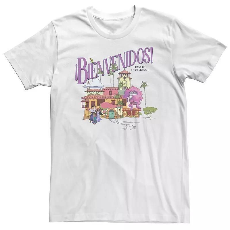 Big & Tall Disney Encanto Welcome Card Portrait Tee, Men's, Size: XL Tall, White Product Image
