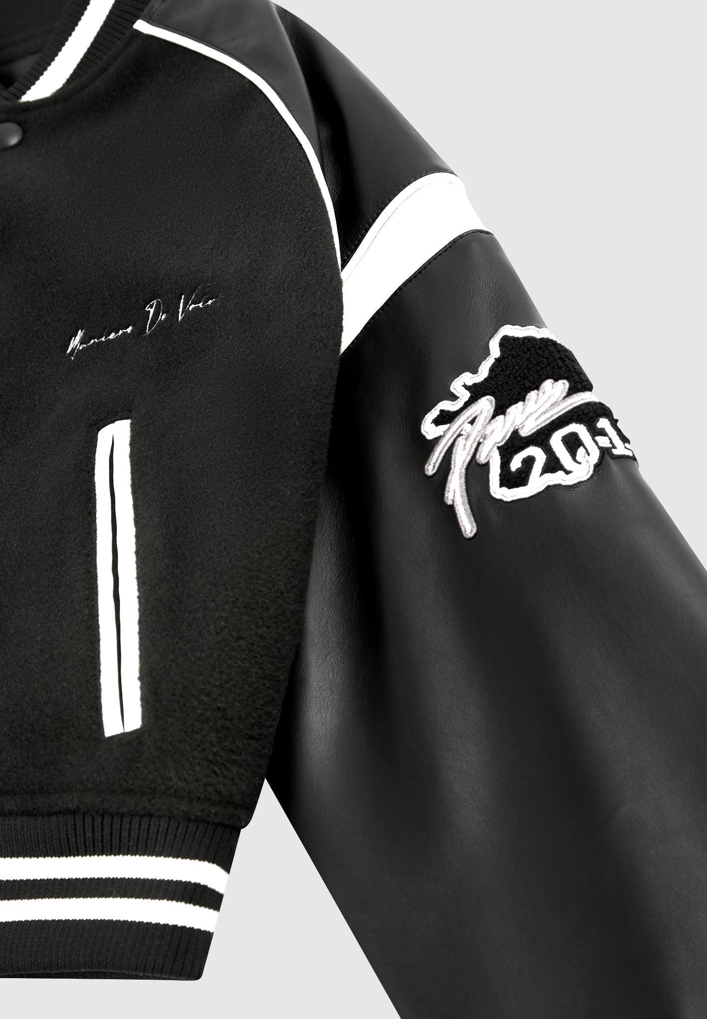 Eiffel Varsity Jacket - Black Female Product Image