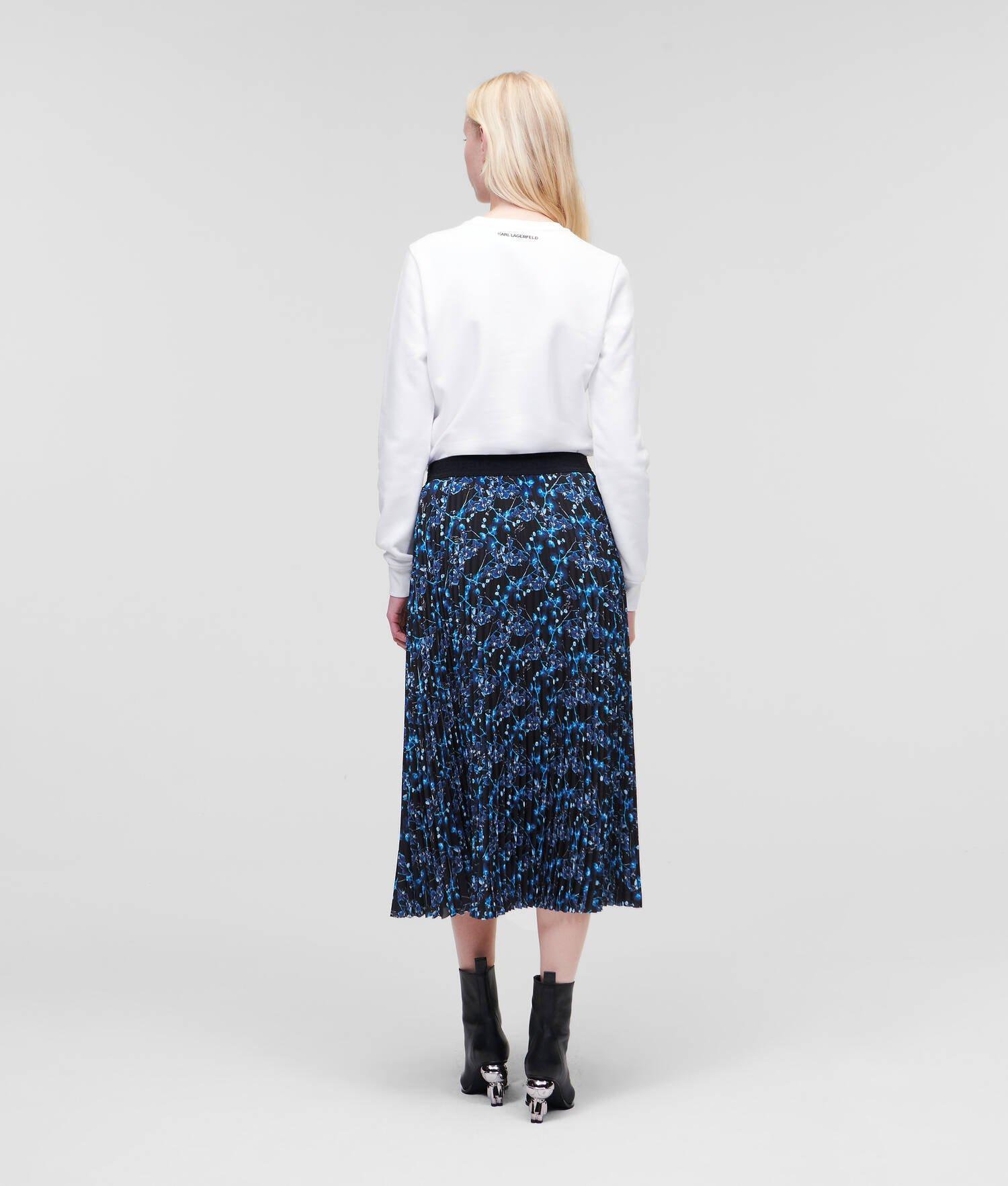 ORCHID PRINT MIDI-SKIRT Product Image