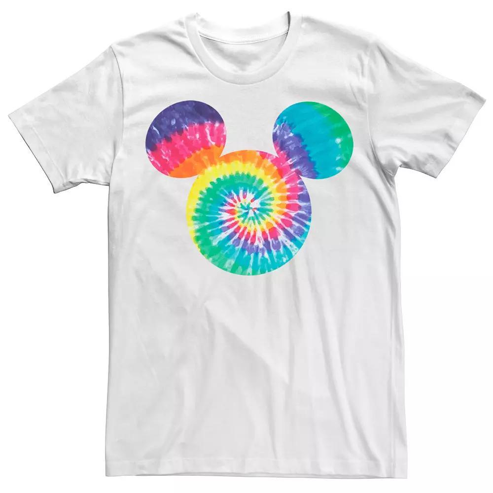Disney's Mickey And Friends Mickey Tie Dye Fill Men's Graphic Tee, Size: Large, White Product Image