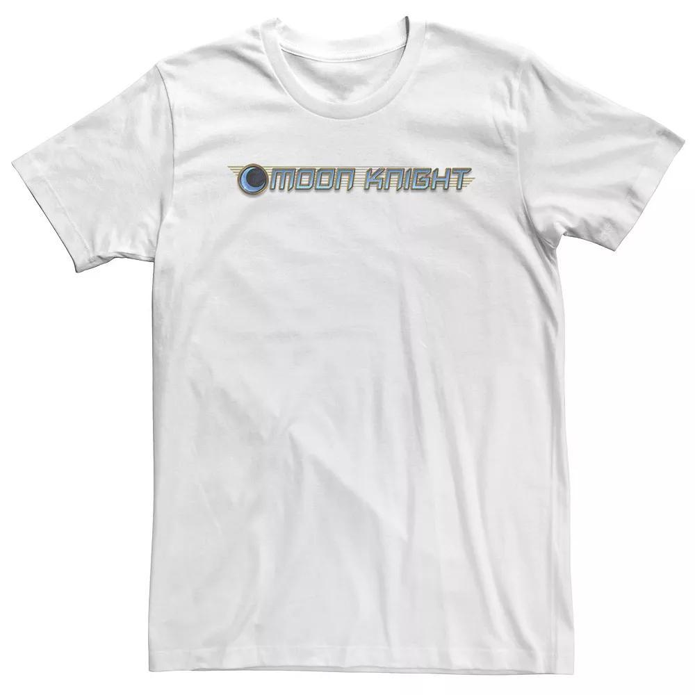 Big & Tall Marvel Moon Knight Logo Tee, Men's, Size: 4XL, White Product Image