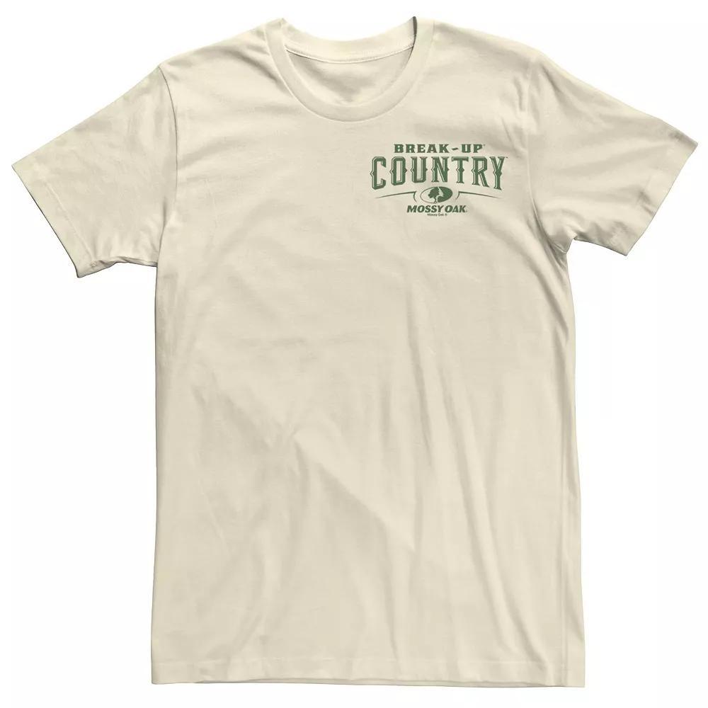 Men's Mossy Oak Break-Up Country Logo Pocket Tee, Size: XL, Natural Product Image