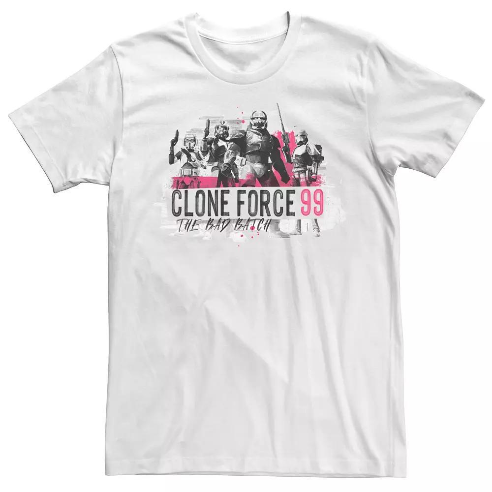Men's Star Wars: The Clone Wars Clone Force 99 Tee, Size: XL, White Product Image