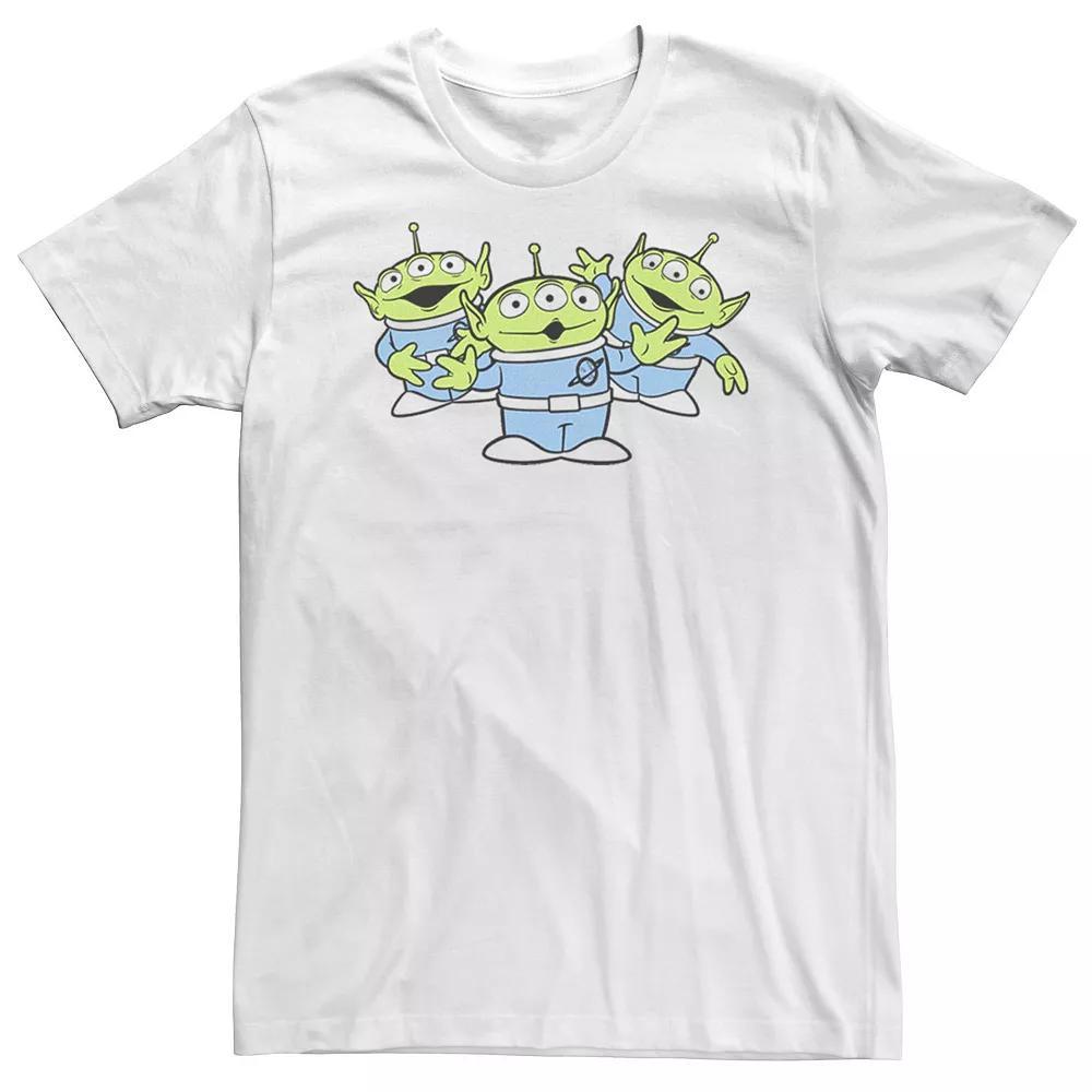 Big & Tall Disney / Pixar Toy Story Alien Trio Group Shot Tee, Men's, Size: XXL Tall, White Product Image