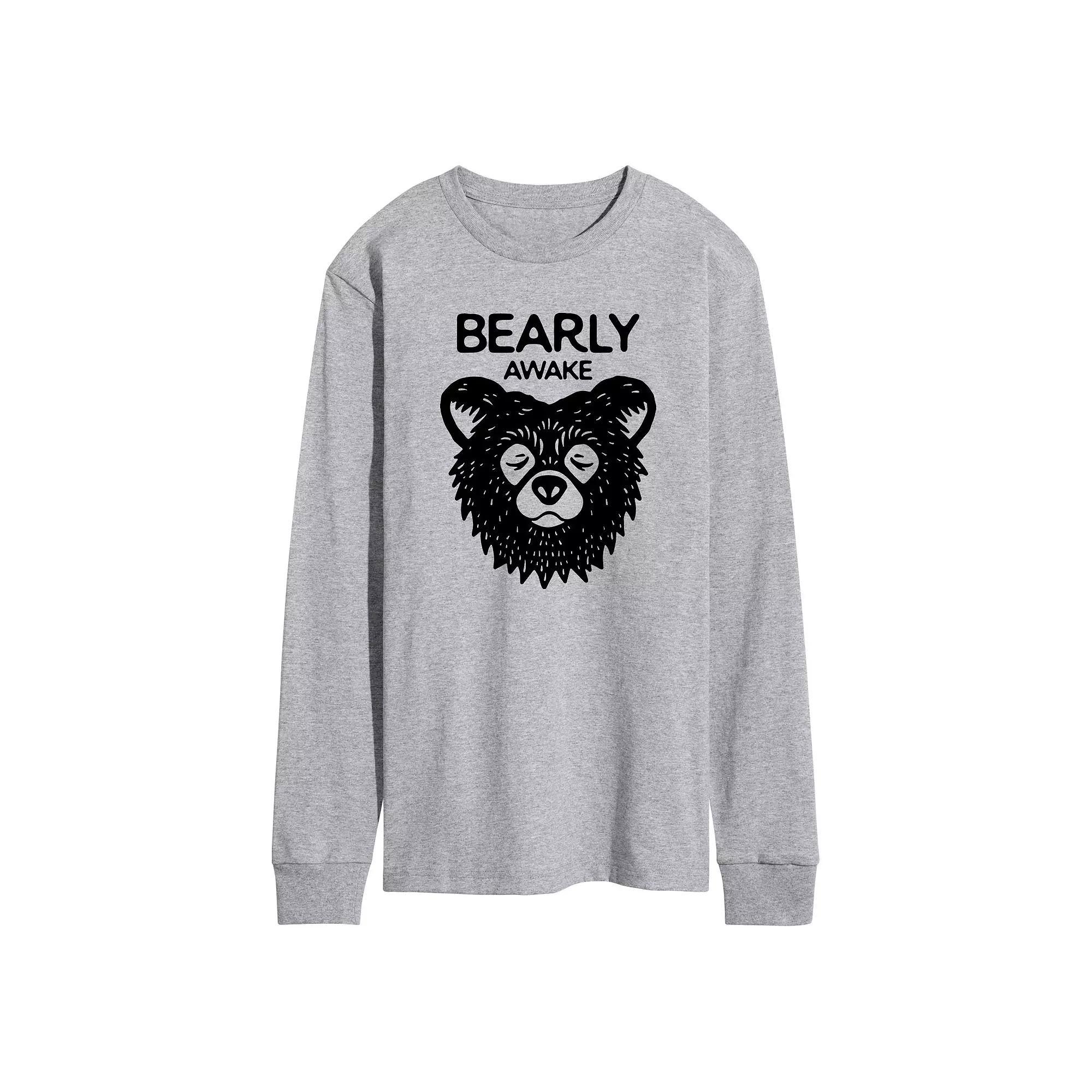 Mens Bearly Awake Long Sleeve Tee Product Image