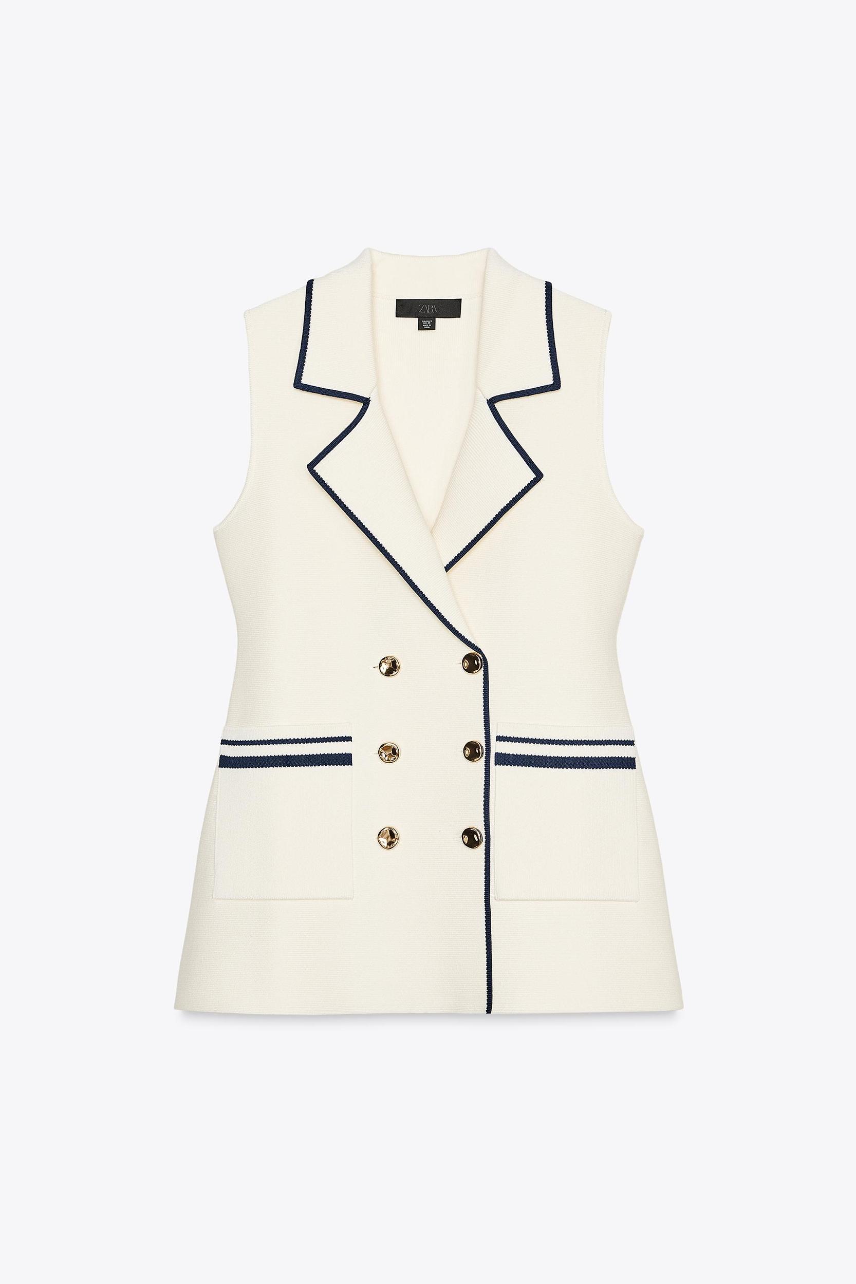 TRIM KNIT VEST Product Image