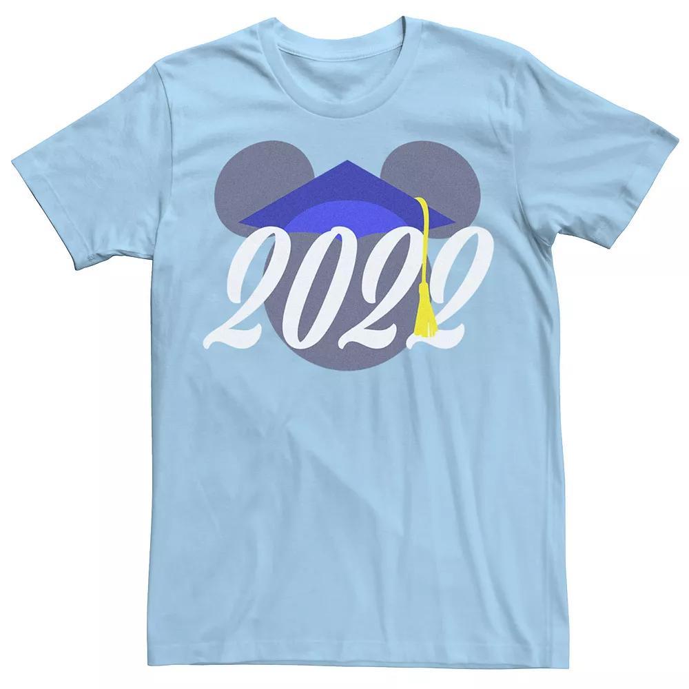 Disney's Mickey Classic 2022 Grad Tassel Men's Tee, Size: Small, Light Blue Product Image
